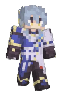 hpinkjet Minecraft avatar full body