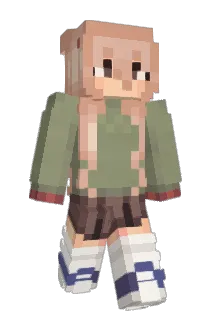 hushednotes Minecraft avatar full body