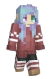 iPipster Minecraft avatar full body