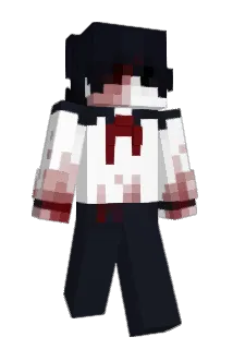 idealized Minecraft avatar full body