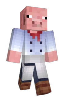 iiPiggy Minecraft avatar full body