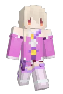 ilyasviel Minecraft avatar full body