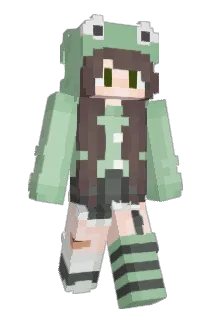 imscreaming Minecraft avatar full body