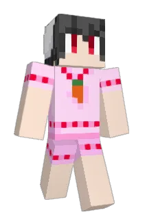 inaba_tewi Minecraft avatar full body