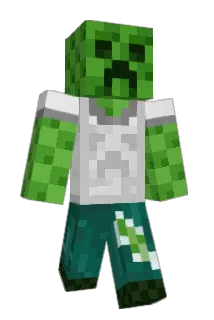 incus Minecraft avatar full body
