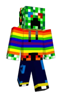 indigobu Minecraft avatar full body