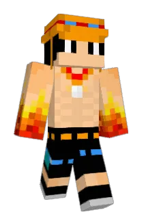 infraboy Minecraft avatar full body