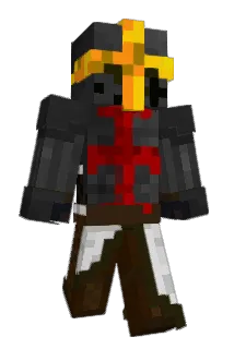 interlinkeded Minecraft avatar full body
