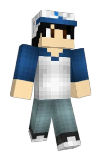 invisibleblue Minecraft avatar full body