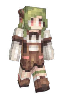 irisent Minecraft avatar full body
