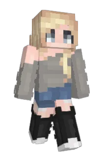 iwannabeanelf Minecraft avatar full body