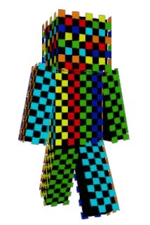 jackstanding Minecraft avatar full body