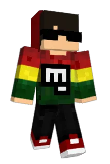 jamaicanwarrior Minecraft avatar full body