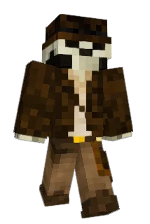 jumpingbadger Minecraft avatar full body