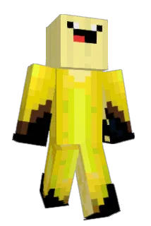 justabananaa Minecraft avatar full body