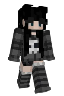 justoneflower_ Minecraft avatar full body