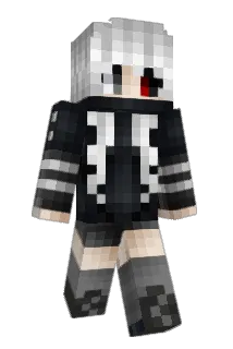 kaneki_kentipede Minecraft avatar full body
