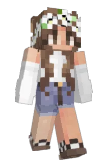 kawaiiblack Minecraft avatar full body