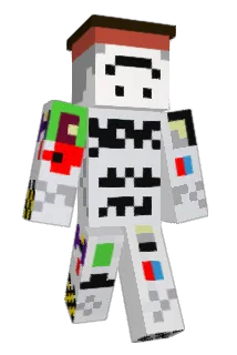 keleranged Minecraft avatar full body