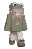 keukenkast Minecraft avatar full body