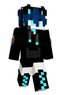 kitcat_blue Minecraft avatar full body