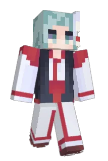 kitsunait Minecraft avatar full body