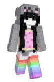 kittenem Minecraft avatar full body