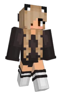 kittycativy Minecraft avatar full body
