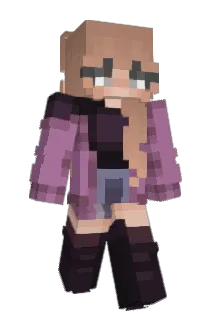 kluffie Minecraft avatar full body