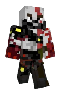 kratosanti Minecraft avatar full body