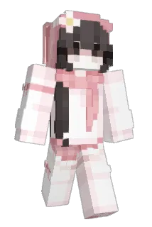 lacedpinkbow Minecraft avatar full body