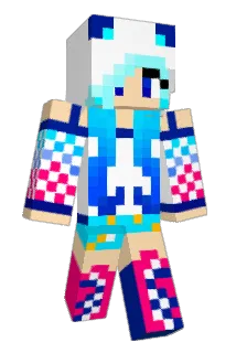 ladylza Minecraft avatar full body