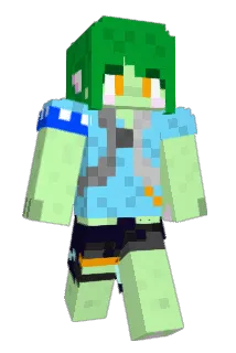 lazyfrogs Minecraft avatar full body