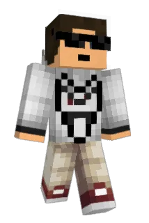 leakyleach Minecraft avatar full body