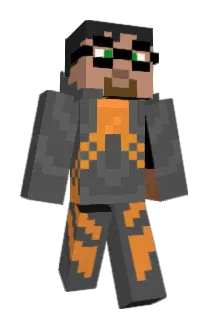 leere Minecraft avatar full body