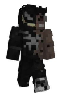 leleftears Minecraft avatar full body