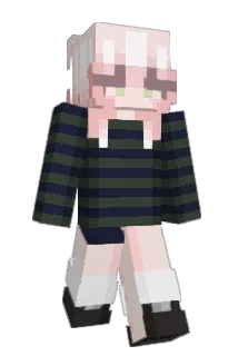 limegreenkitten Minecraft avatar full body