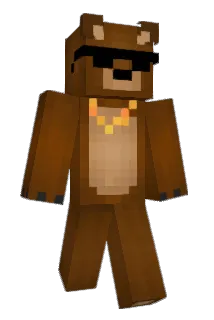littlebear Minecraft avatar full body