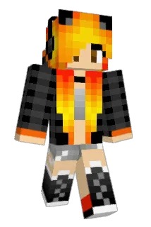 littlegurl Minecraft avatar full body