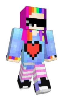 littlemixi Minecraft avatar full body