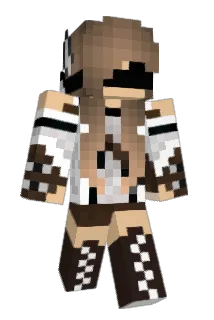 llunille Minecraft avatar full body