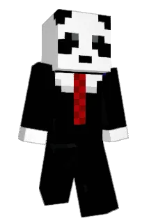 los_panda Minecraft avatar full body