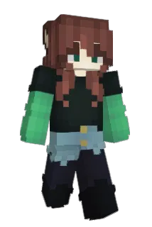 loupgarouana Minecraft avatar full body