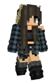lovelesskitsune Minecraft avatar full body