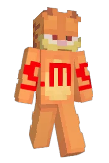 lubie_orange Minecraft avatar full body
