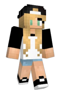 lunabats Minecraft avatar full body