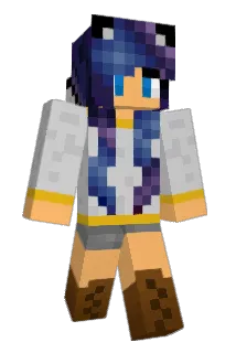 lunaticblue Minecraft avatar full body