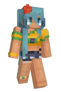lunitone Minecraft avatar full body
