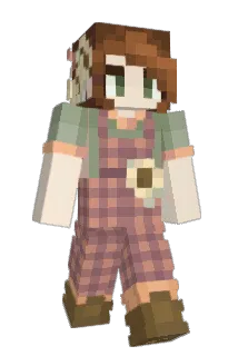 lurasidone Minecraft avatar full body