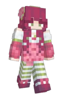 luv_strawberry Minecraft avatar full body